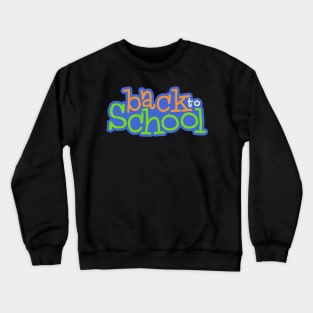 Preppy school supplies Crewneck Sweatshirt